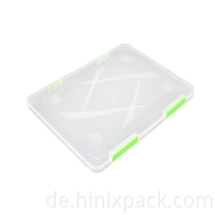 Portable Clear Storage PP Plastic File Box